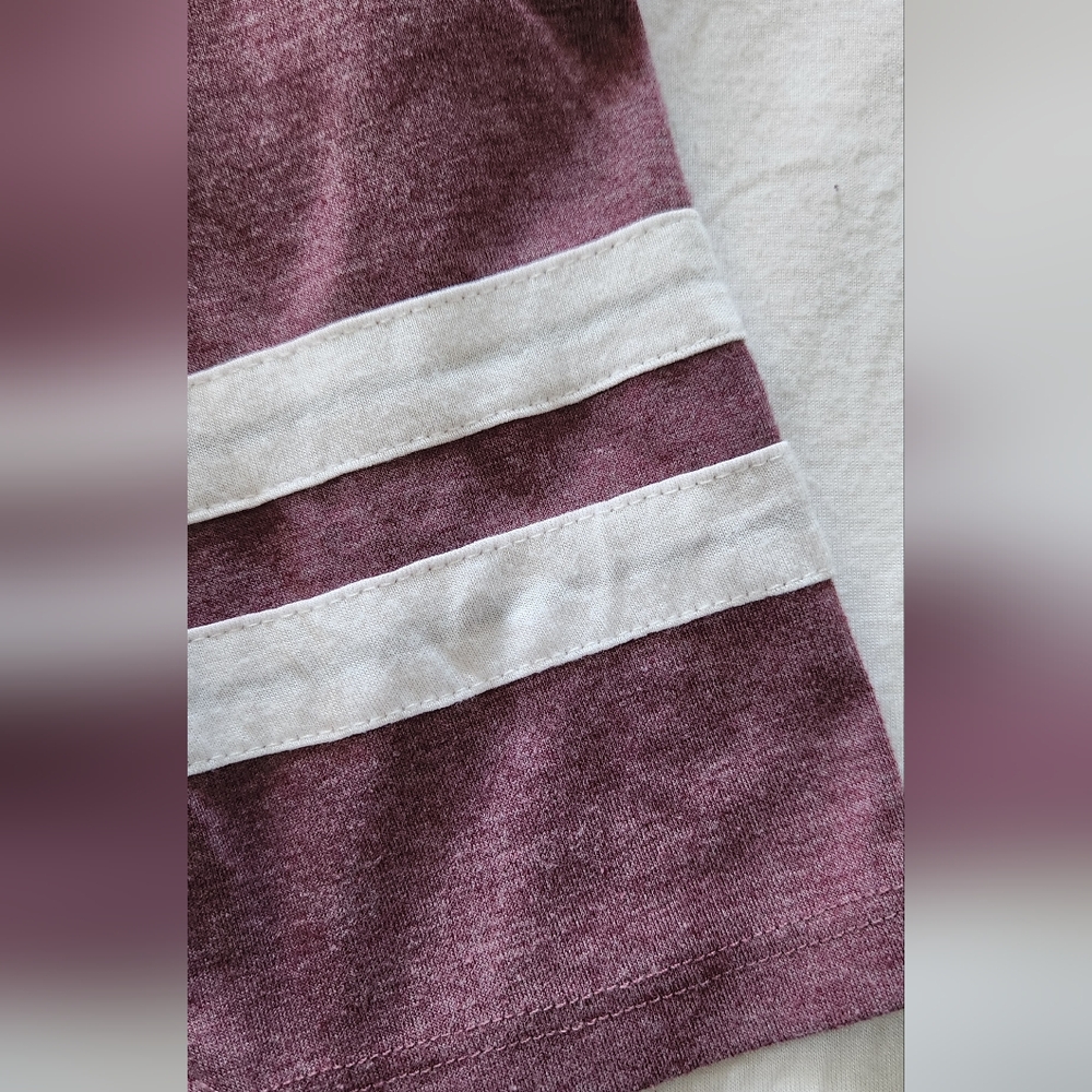 Stranger Things Raglan Tee - Maroon & White - Picture 4 of 4